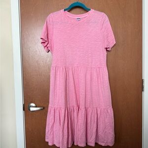 Old Navy Pink Casual Dress M TALL
